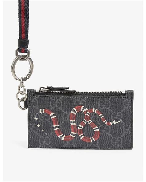 lanyard card holder gucci|gucci card holder sale clearance.